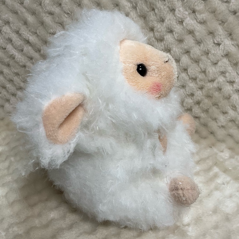 Aurora Fluffy Rolly Pet Lyssa Lamb Plush Sheep Stuffed Animal Toy
